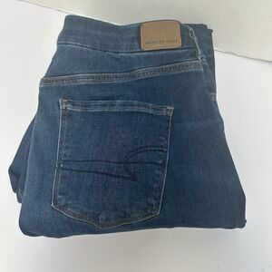 American Eagle Next Level Stretch Curvy Hi-Rise Jeggings Jeans Size 14 short/pet